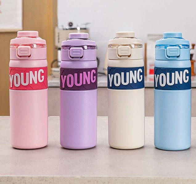 Imported Stainless Steel Young Sipper Insulated Bottle | Best Quality Bottle 650ml