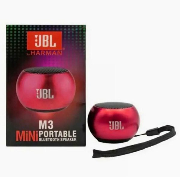 Jbl M3 Mini Portable Bluetooth & Rechargeable Speaker(random Color)